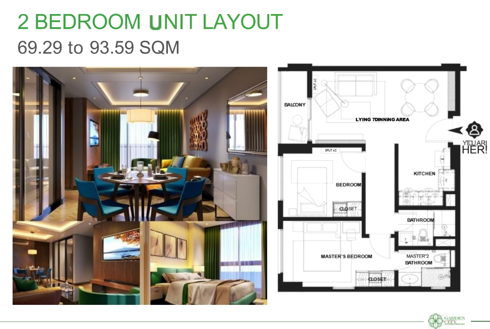 Garden City 2 BR Condominium Unit - 2 Bedroom Unit - Yakal Tower
